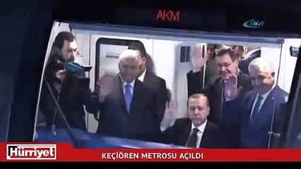 Keçiören Metrosu açıldı