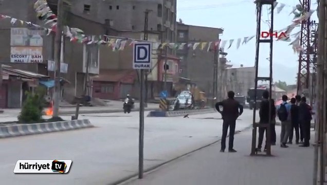 Hakkari Yüksekova' da gerginlik çıktı