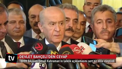 Bahçeli'den Kahraman'a 'laiklik' tepkisi