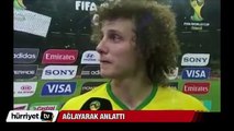 Brezilya yenilgisinin ardından David Luiz ağlayarak açıklama yaptı