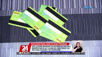 COA: mahirap pa rin ang 90% ng kabuuang bilang ng tumatanggap ng 4Ps | 24 Oras
