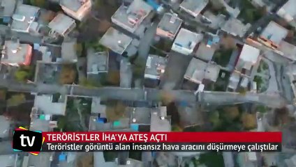 Nusaybin’de teröristler görüntü alan İHA'ya ateş açtı