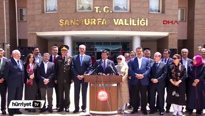 Başbakan Davutoğlu'ndan Suruç ile ilgili açıklama