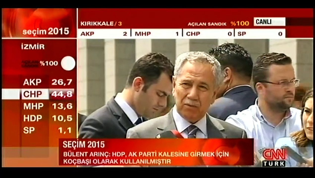 Bülent Arınç seçim sonuçlarını değerlendirdi