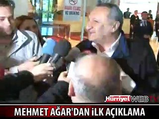 İŞTE MEHMET AĞAR'IN İLK SÖZLERİ