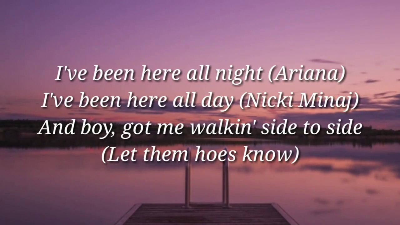 Ariana grande side to side lyrics Video Dailymotion