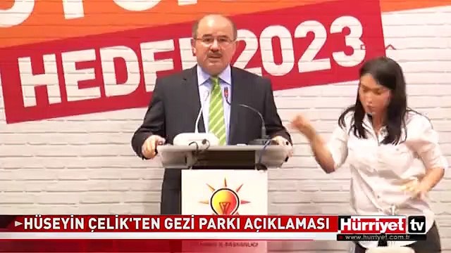 HÜSEYİN ÇELİK'TEN GEZİ PARKI AÇIKLAMASI