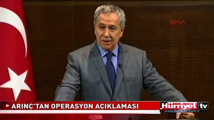 BÜLENT ARINÇ'TAN 25 DAKİKALIK RÜŞVET OPERASYONU AÇIKLAMASI