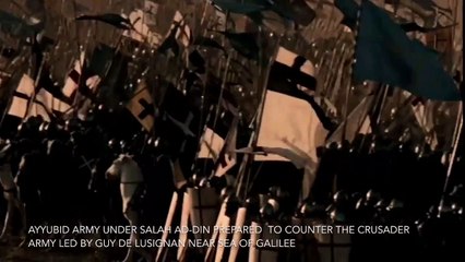 Sultan Salahuddin Ayyubi Ka Khof Se Darte Howey Saleebi