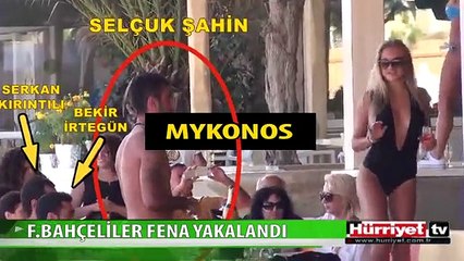 FENERBAHÇELİ FUTBOLCULAR FENA YAKALANDI