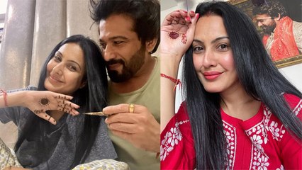 Kamya Punjabi Husband Shalab Dang से लगवाई Karwa Chauth Mehendi | Boldsky *Entertainment