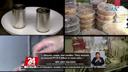 Pagtanggal ng value added tax sa ilang pangunahing bilihin gaya ng tinapay, mantika at de lata, isinusulong sa Kamara | 24 Oras