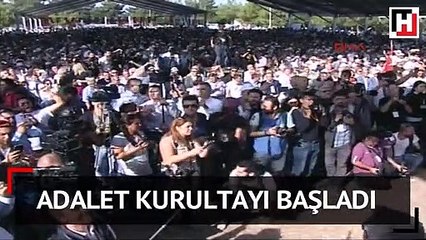 Adalet Kurultayı başladı! İşte Kılıçdaroğlu'nun sözleri