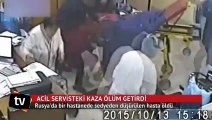 Sedyeden düşen hasta öldü