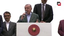 Cumhurbaşkanı Erdoğan, Artvin'in Yusufeli ilçesinde halka hitap etti
