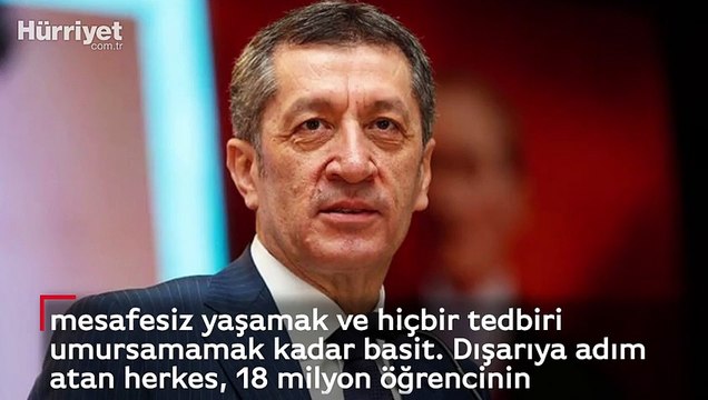 Son dakika haberler... Milli Eğitim Bakanı Selçuk'tan flaş sözler: 'Okullar açılmasın' demek...