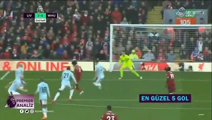 Premier Lig'de haftanın golleri burada!