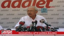Kemal Kılıçdaroğlu, AP'ye çağrıda bulundu