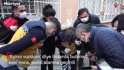 Eski kocanın 'eşimi vurdum' ihbarı polisi harekete geçirdi