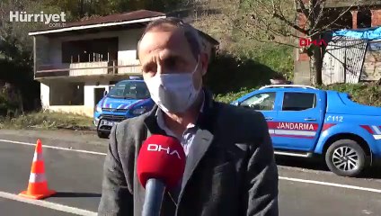 Trabzon'da karantinayı duyan mahalleden kaçtı