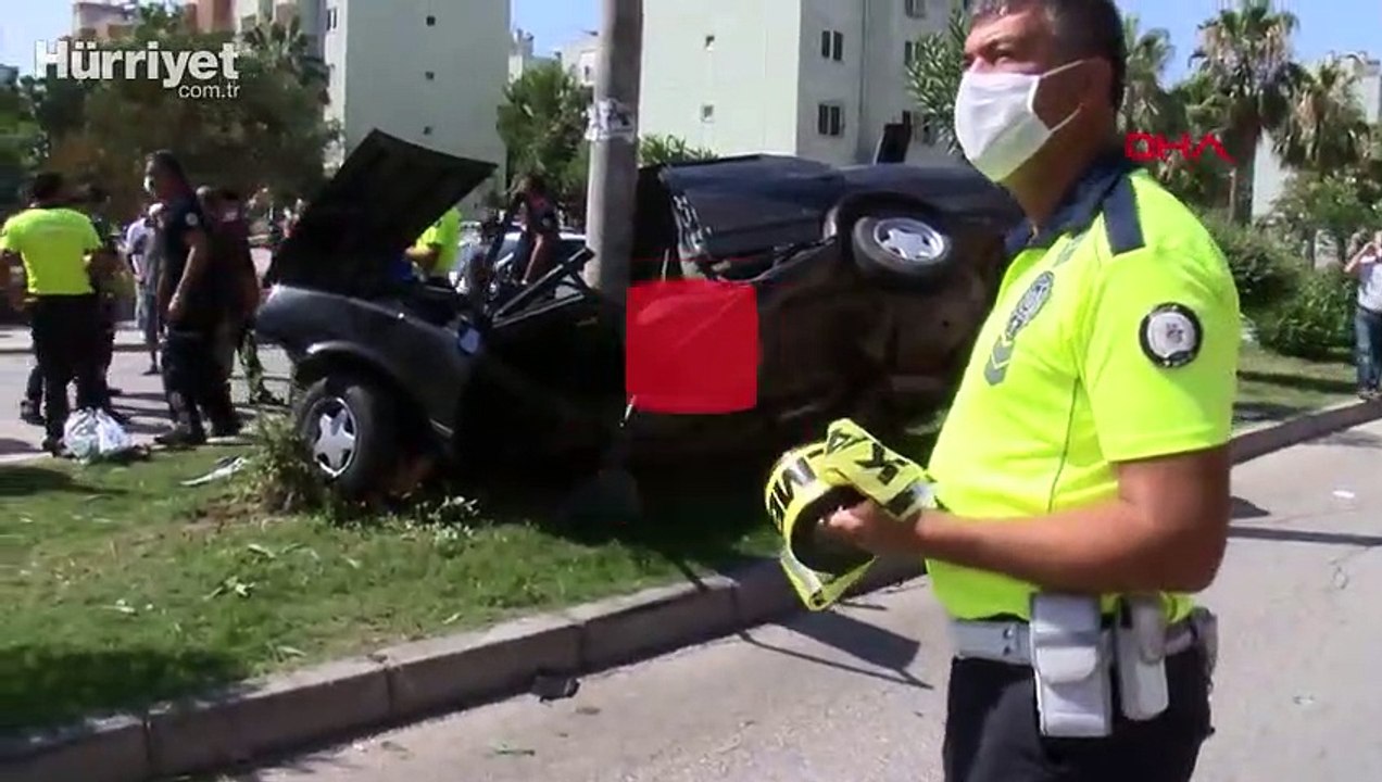 Sınava giden iki kız kardeş ve ailesi kazada yaralandı