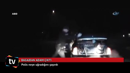 Bagajdan adam çıktı