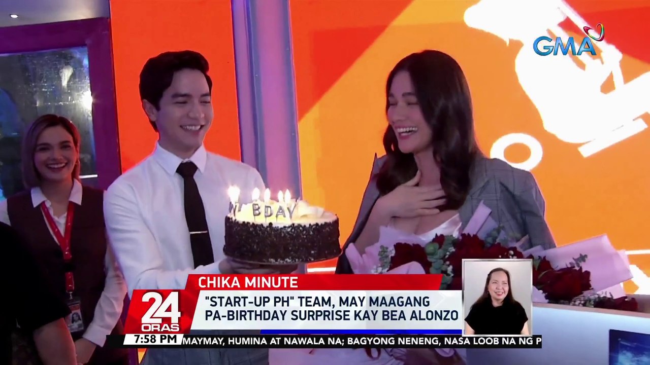 "Start-Up PH" team, may maagang pa-birthday surprise kay Bea Alonzo | 24 Oras