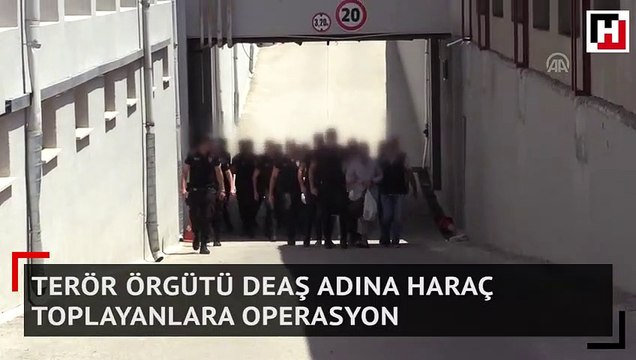 Terör örgütü DEAŞ adına haraç toplayanlara operasyon