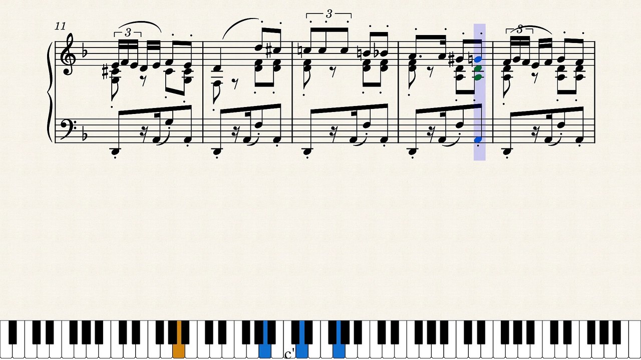 Bizet, Georges - Habanera (from the Opera Carmen)  Piano Solo arr. Partition, sheet music