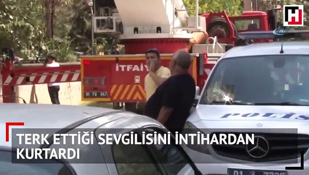 Terk ettiği sevgilisini intihardan kurtardı