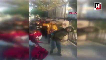 17 kişilik okul servisinde 34 öğrenci taşıdılar