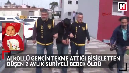 Bir tekmeyle iki aylık bebeği öldürdü