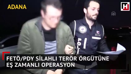FETÖ/PDY silahlı terör örgütüne eş zamanlı operasyon