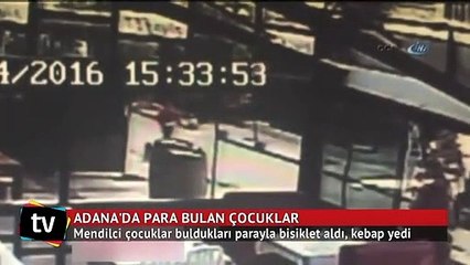 Mendilci çocuklar buldukları parayla bisiklet aldı, kebap yedi