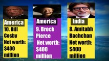 World 20 Richest Actors and Actresses (2022) _ world data