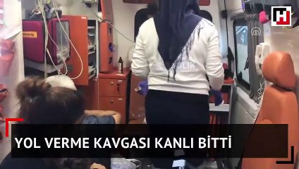 Yol verme kavgası kanlı bitti