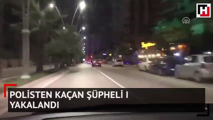 Polisten kaçan şüpheli kaza yapınca yakalandı