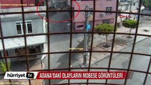 Adana'da İbrahim Aras'ın yaşamını yitirdiği sokaktaki MOBESE görüntüleri