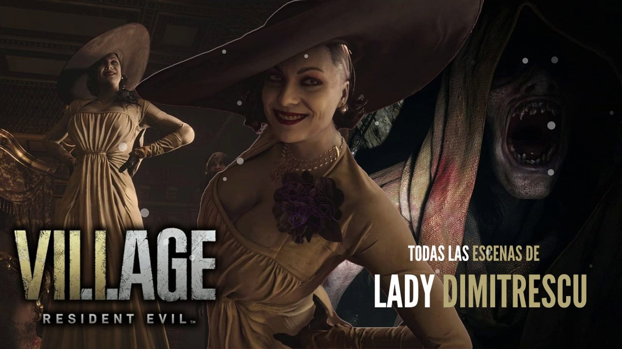 LADY DIMITRESCU -  ALL CUTSCENES (GAME MOVIE) HD
