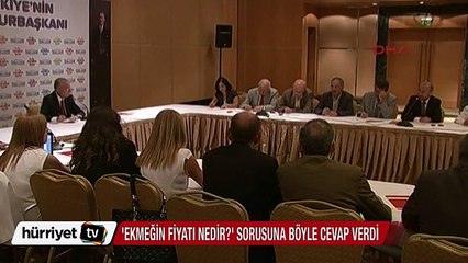 İhsanoğlu 'Ekmeğin fiyatı nedir?" sorusuna sert cevap verdi