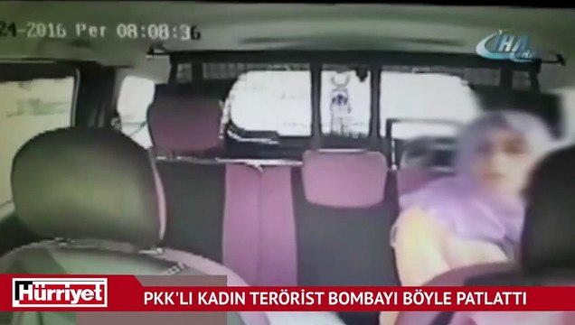 PKK'lı kadın terörist bombayı böyle patlattı