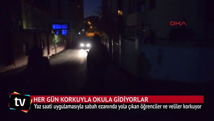 Öğrenciler her gün korkuyla okula gidiyorlar