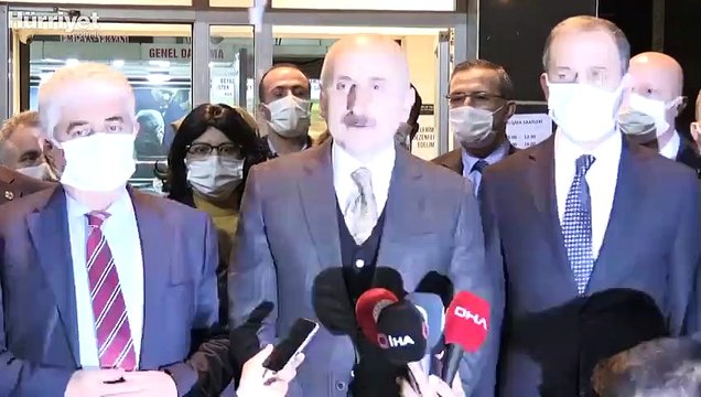 Ulaştırma ve Altyapı Bakanı Adil Karaismailoğlu açıklamalarda bulundu