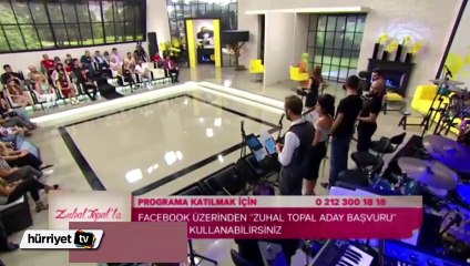 Hanife'nin talibi stüdyoya motosikletle geldi