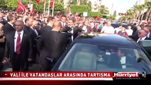 ADANA VALİSİ İLE VATANDAŞ ARASINDA SERT TARTIŞMA