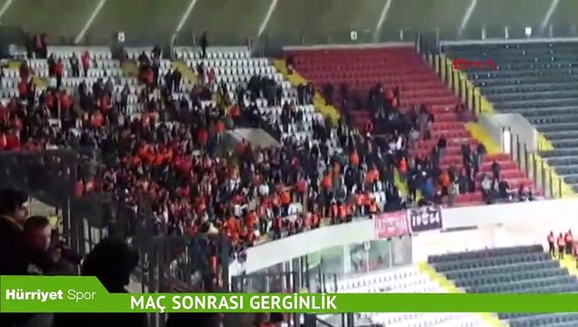 Gaziantepspor - Adanaspor maçı sonrası gerginlik
