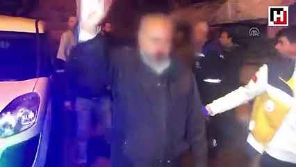 Kocasını taş ve sopayla dövdü...