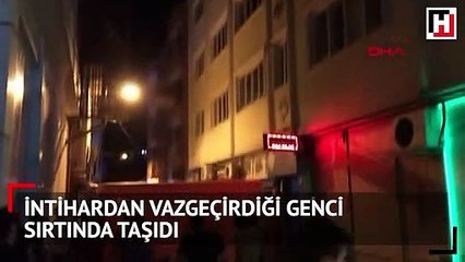 Önce hayatını kurtardı sonra sırtında taşıdı