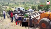 Adıyaman'da çöp kamyonu devrildi: 2 işçi öldü