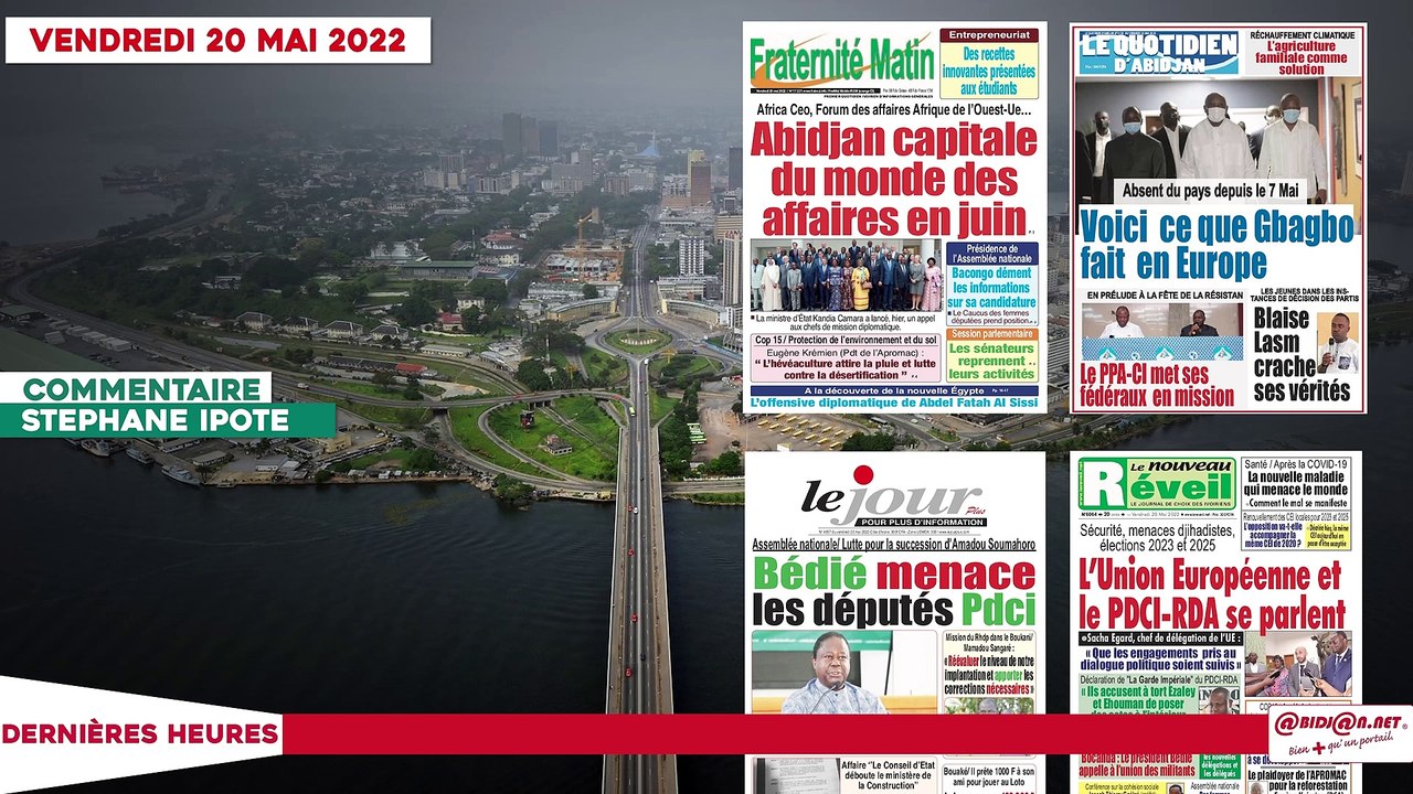 Le Titrologue du 20 Mai 2022